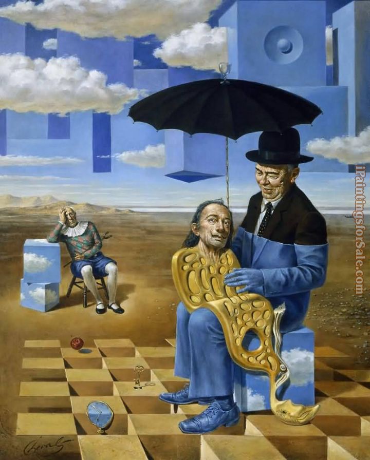 Michael Cheval Lullaby of Uncle Magritte